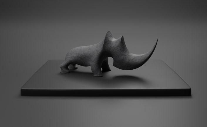 Rhino Sculpture