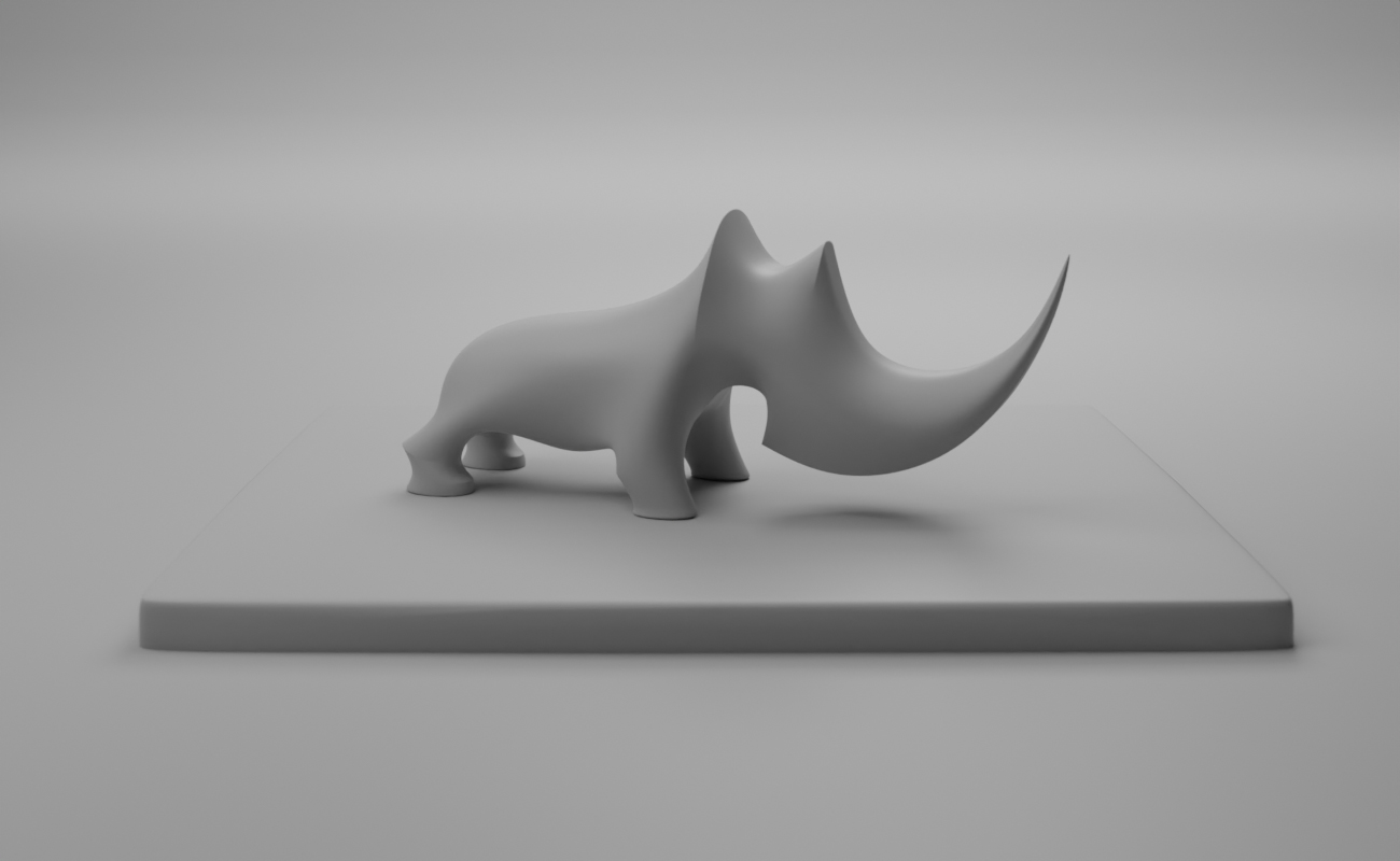 Rhino Sculpture